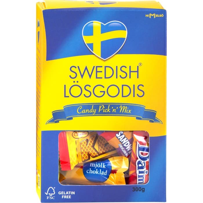 Swedish Lösgodis Candy Pick & Mix 300g – från Swedish Fika by Himmelsö – 69 kr – hos Delitea