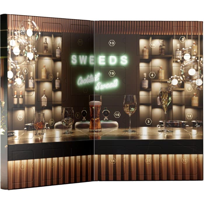 SWEEDS Cocktail Sweets Christmas Calendar 395g