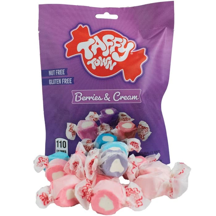 Taffy Town Saltwater Taffy Berries & Creme 99g från Taffy Town – köp hos Delitea