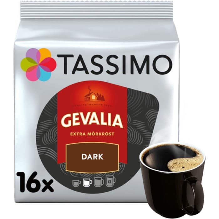 Tassimo Gevalia Dark Mörkrost 16st