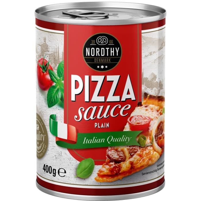 Nordthy Pizzasås Naturell 400g – från Nordthy – 17 kr – hos Delitea