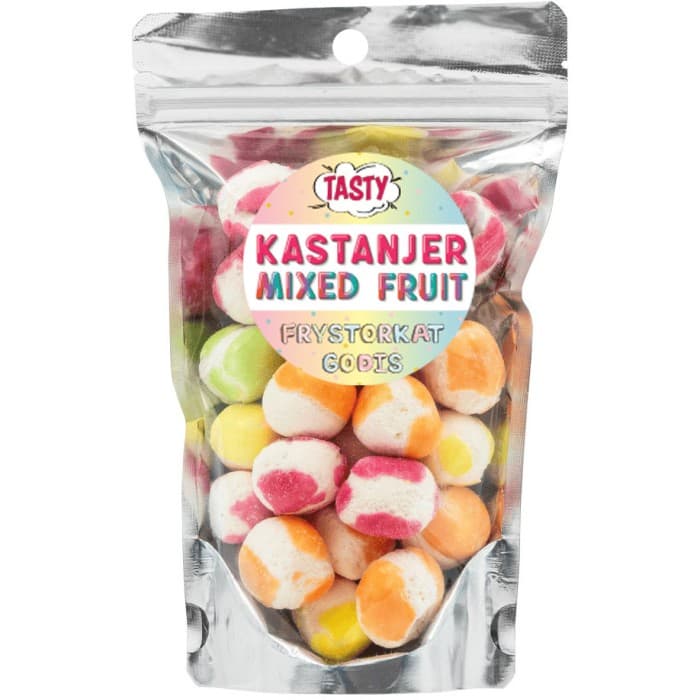 Tasty Frystorkat Godis Kastanjer Mixed Fruit 160g från Tasty – köp hos Delitea