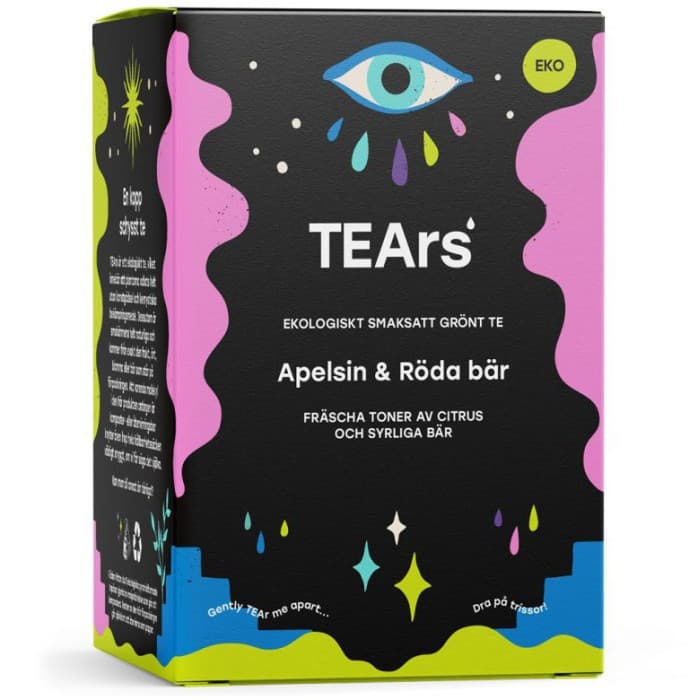TEArs EKO Apelsin & Röda Bär 15 tepåsar – från TEArs – 89 kr – hos Delitea