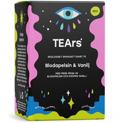 TEArs EKO Blodapelsin & Vanilj 15 tepåsar – från TEArs – 89 kr – hos Delitea