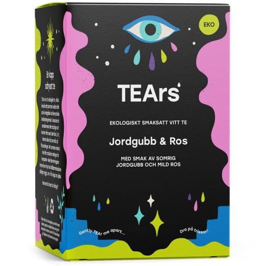 TEArs EKO Jordgubb & Ros 15 tepåsar – från TEArs – 89 kr – hos Delitea