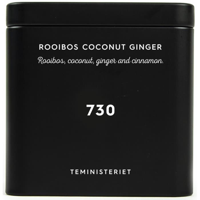 Teministeriet 730 Rooibos Coconut Ginger Tin 100g från Teministeriet – köp hos Delitea