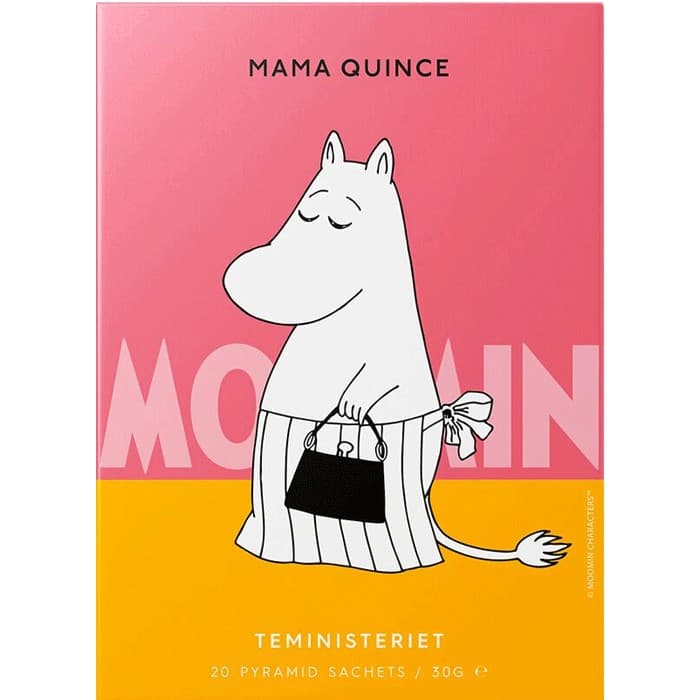 Teministeriet Moomin Mama Quince Svart Te Kvitten 20-pack – från Teministeriet – 141 kr – hos Delitea