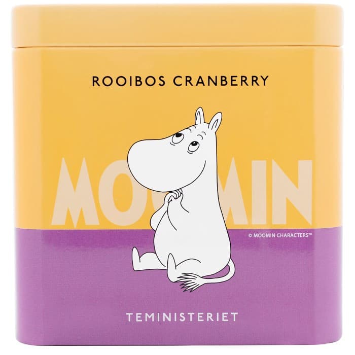 Teministeriet Moomin Rooibos Cranberry Tin 100g – från Teministeriet – 195 kr – hos Delitea