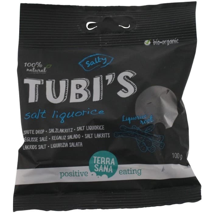 TerraSana Lakritsbitar Salta 100g – från TerraSana – 45 kr – hos Delitea