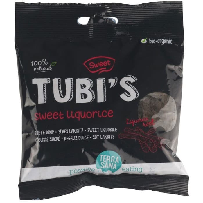 TerraSana Lakritsbitar Söta 100g – från TerraSana – 45 kr – hos Delitea