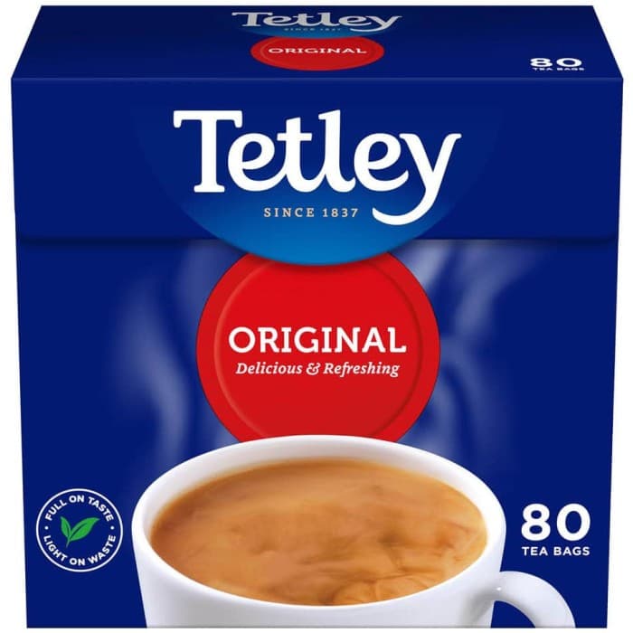 Tetley Tea Original 80 tepåsar – från Tetley – 99 kr – hos Delitea