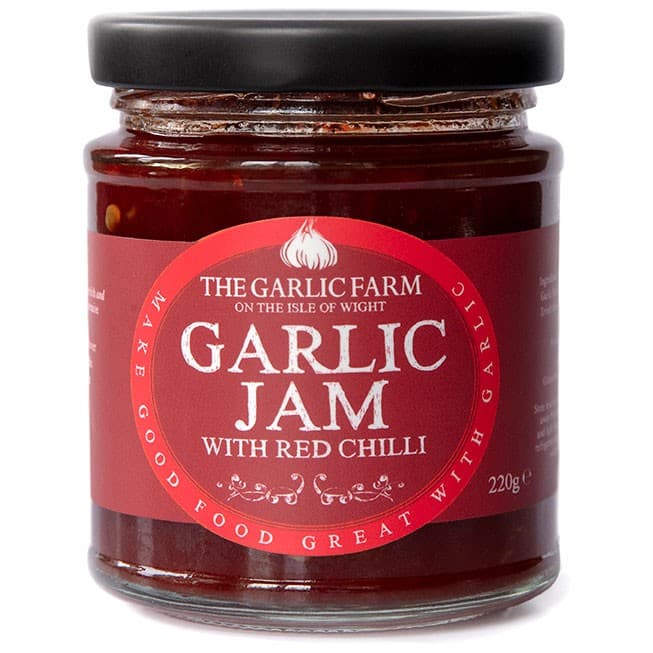 The Garlic Farm Garlic Jam with Red Chilli 220g – från The Garlic Farm – 79 kr – hos Delitea