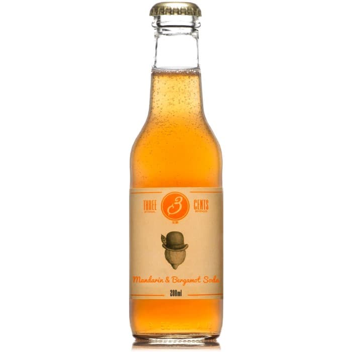 Three Cents Mandarin & Bergamot Soda 200ml – från Three Cents – 19 kr – hos Delitea