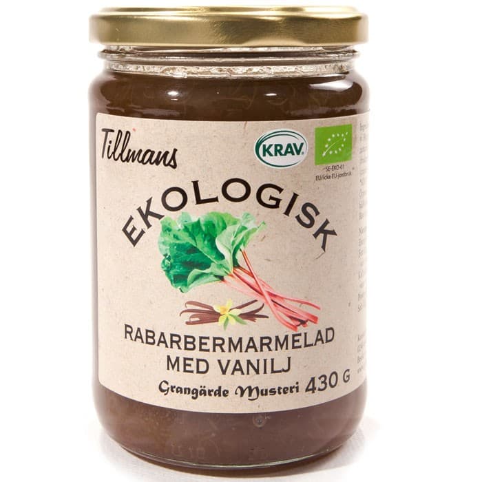 Tillmans Rabarbermarmelad med vanilj 430g – från Tillmans – 45 kr – hos Delitea