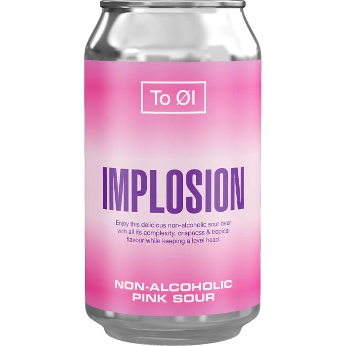 To Øl  Implosion Pink Suröl 0,5% 33cl från To Øl – köp hos Delitea