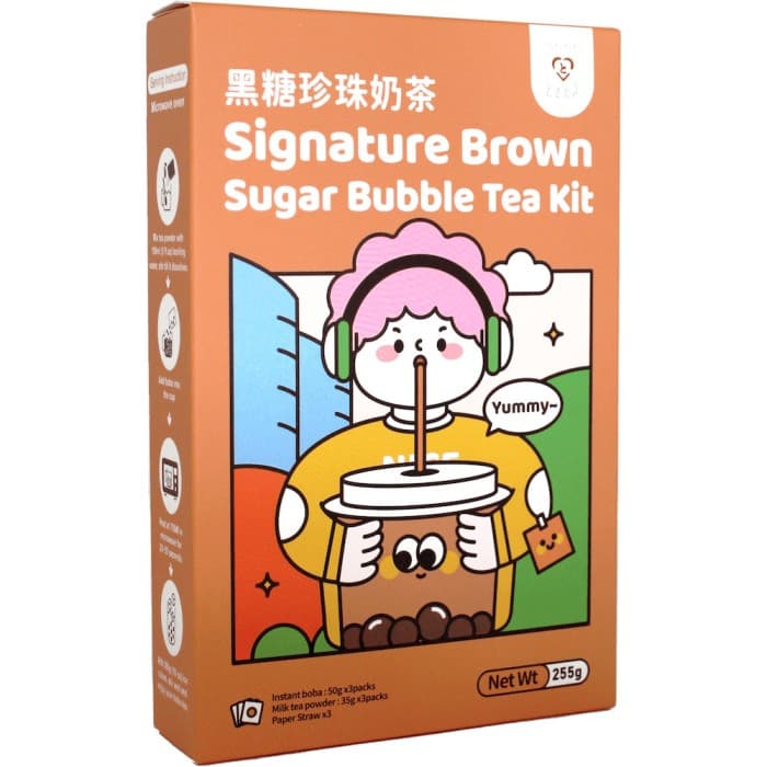 Tokimeki Bubble Tea Kit Brown Sugar 3-pack