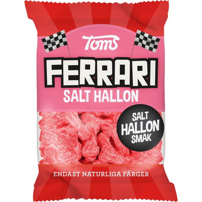 Toms Ferrari Salt Hallon 120g – från Toms – 16 kr – hos Delitea
