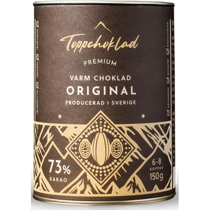 Toppchoklad Varm Choklad 73% Original 150g