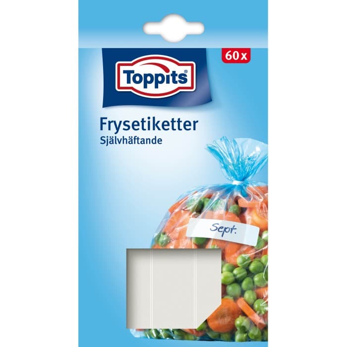 Toppits Frysetiketter Vita 60st – från Toppits – 15 kr – hos Delitea