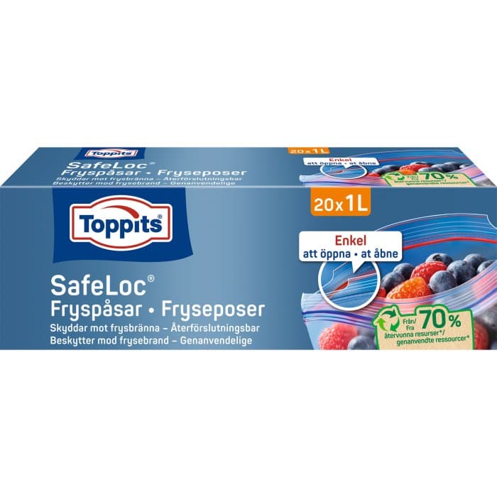 Toppits Safeloc 1L 20st
