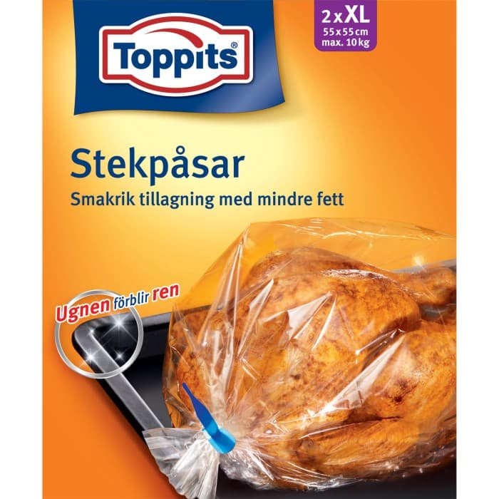 Toppits Stekpåsar XL 10kg 2st