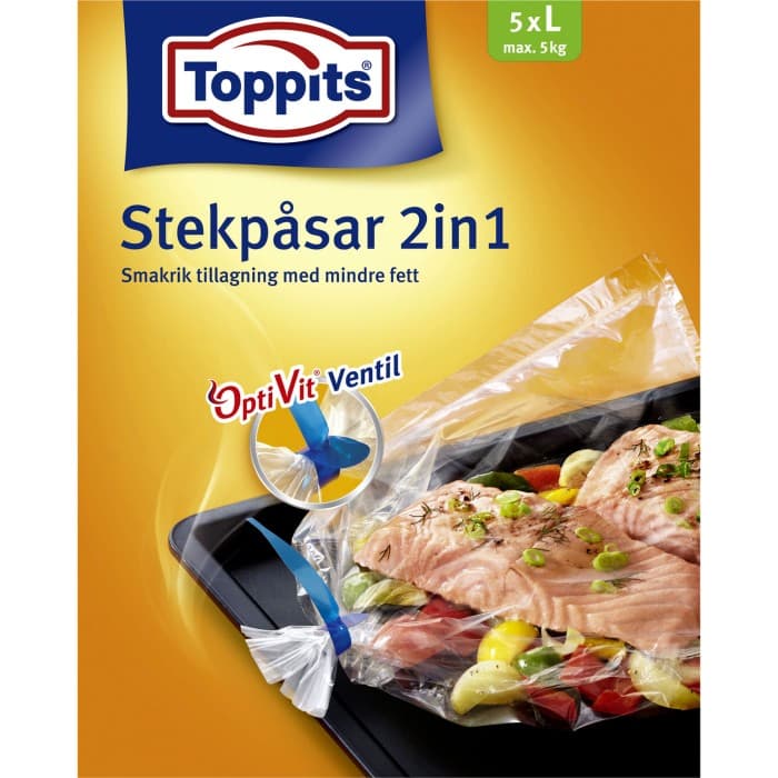 Toppits Stekpåse 5kg 5st