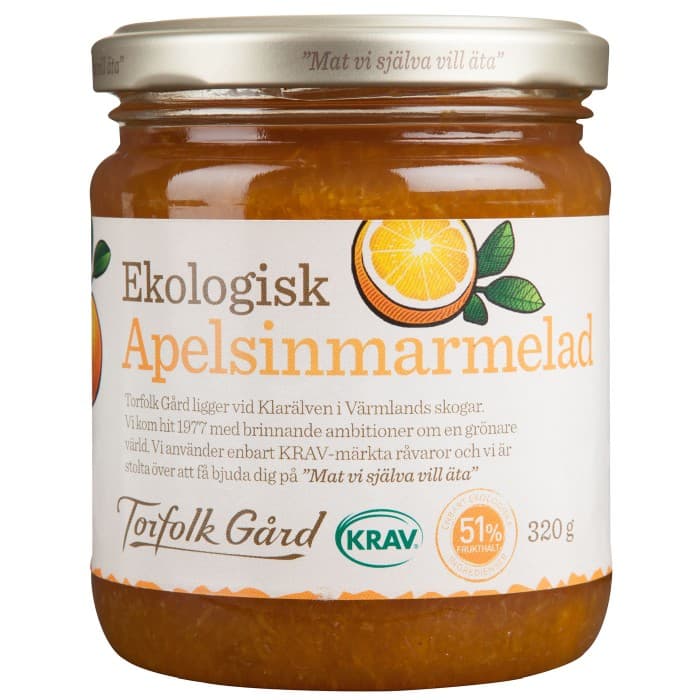 Torfolk Gård Apelsinmarmelad 320g – från Torfolk Gård – 34 kr – hos Delitea
