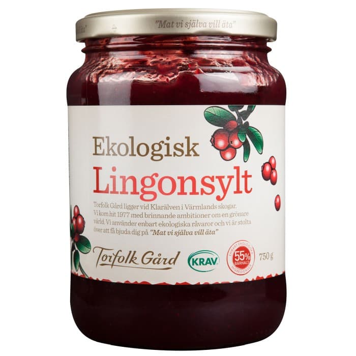 Torfolk Gård Lingonsylt 750g