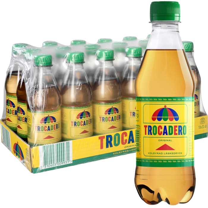 Trocadero PET 18x33cl – från Trocadero – 129 kr – hos Delitea