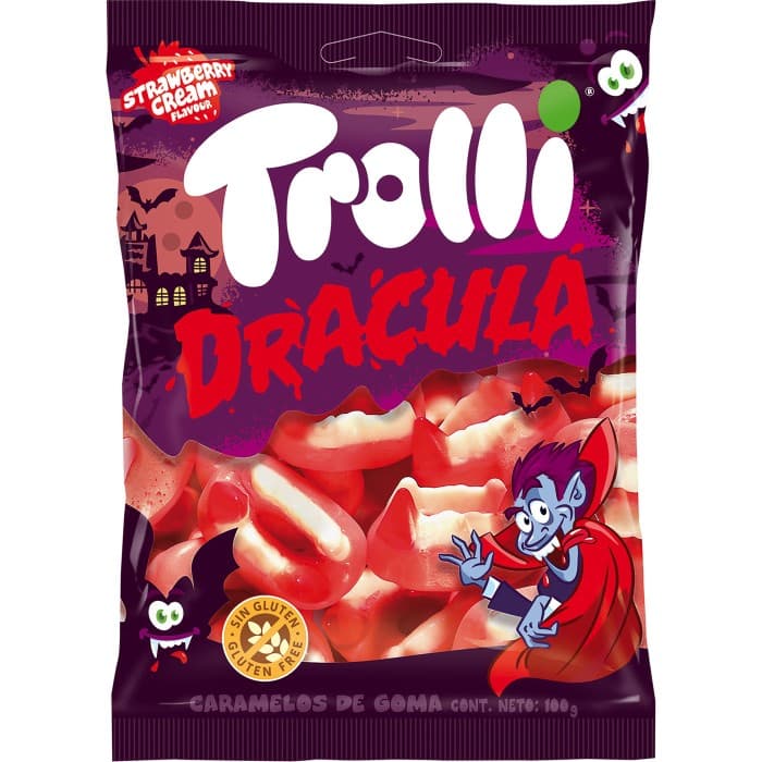 Trolli Dracula Tänder 100g – från Trolli – 16 kr – hos Delitea