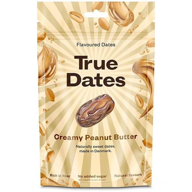 True Dates Dadlar Creamy Peanut Butter 100g från True Dates – köp hos Delitea