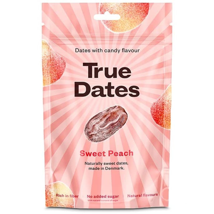 True Dates Dadlar Sweet Peach 100g från True Dates – köp hos Delitea