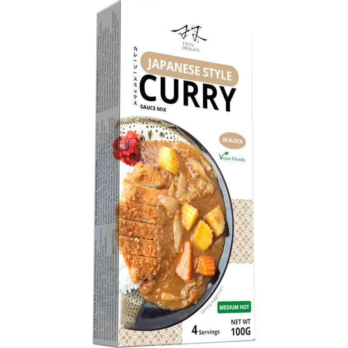 Twin Dragon Japansk Katsu Currysås Block 100g – från Twin Dragon – 29 kr – hos Delitea