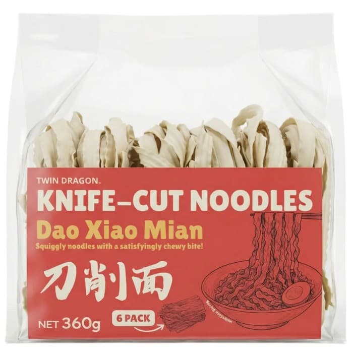 Twin Dragon Knivskurna Vågnudlar 360g – från Twin Dragon – 49 kr – hos Delitea