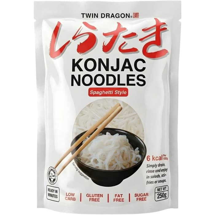 Twin Dragon Nudlar Konjac Spagetti 250g – från Twin Dragon – 21 kr – hos Delitea