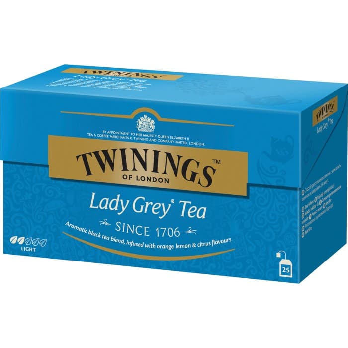 Twinings Te Lady Grey Tepåsar 25-pack – från Twinings – 45 kr – hos Delitea