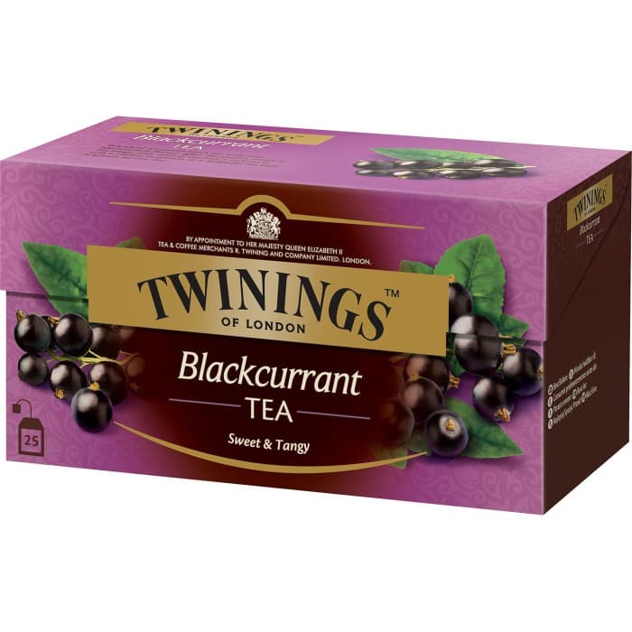 Twinings Te Svartvinbär Tepåsar 25-pack – från Twinings – 45 kr – hos Delitea