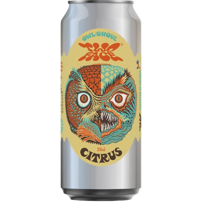 Two Face Citrus Fermenterad Tedryck 25cl – från Two Face – 30 kr – hos Delitea