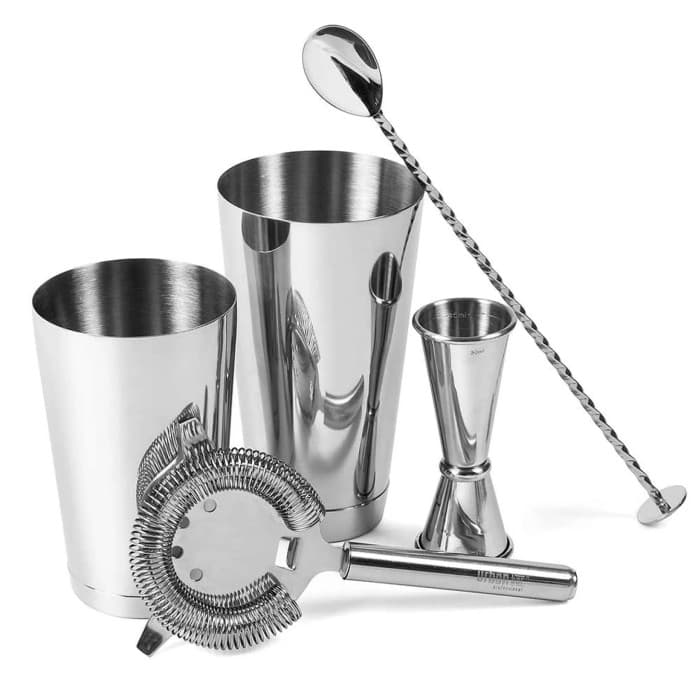 Urban Bar Stainless Steel Cocktail Set (5 delar) – från Urban Bar – 1100 kr – hos Delitea