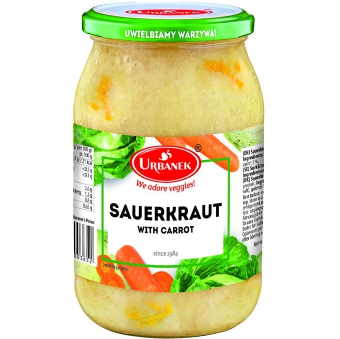 Urbanek Surkål med Morot 900g – från Urbanek – 32 kr – hos Delitea