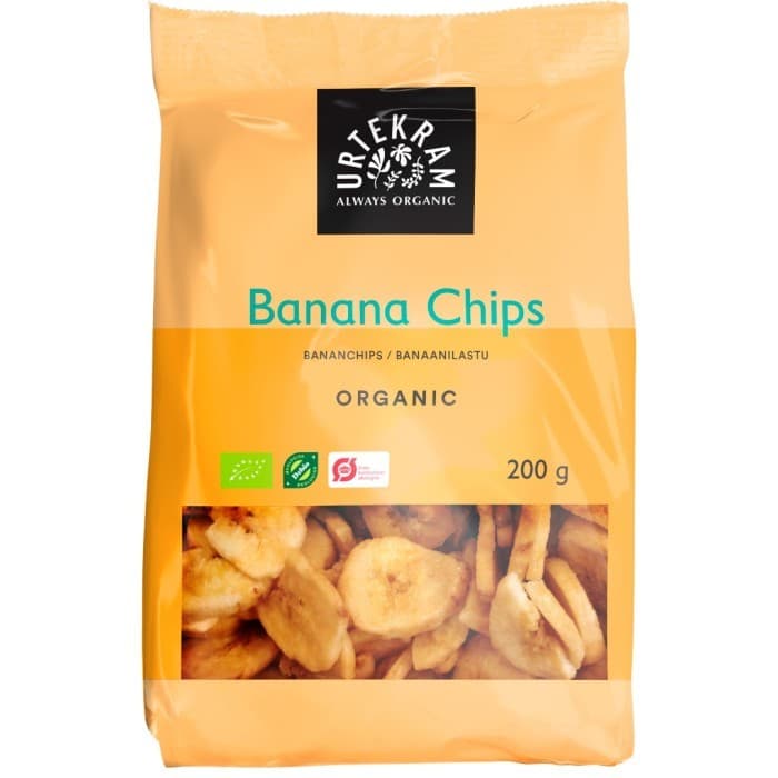 Urtekram Bananchips 200g från Urtekram – köp hos Delitea