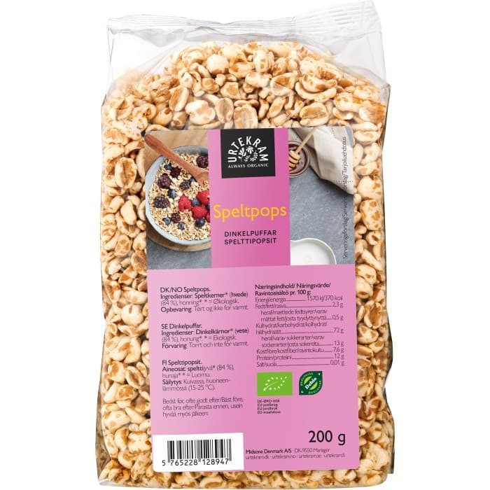 Urtekram Dinkelpuffar 200g – från Urtekram – 29 kr – hos Delitea