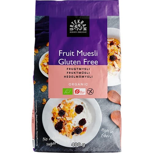 Urtekram Fruktmüsli Glutenfri 400g