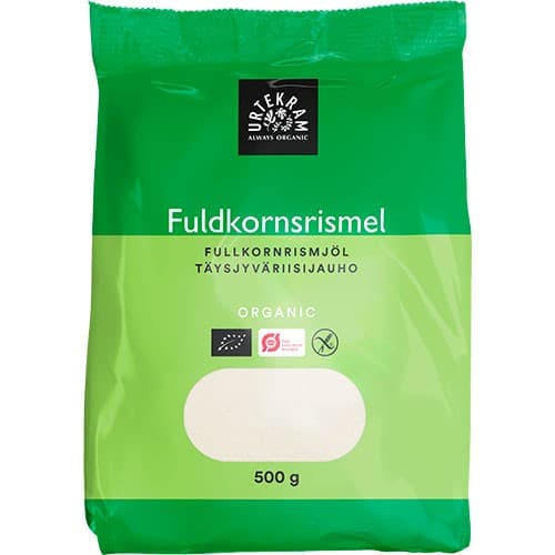 Urtekram Fullkornrismjöl 500g från Urtekram – köp hos Delitea