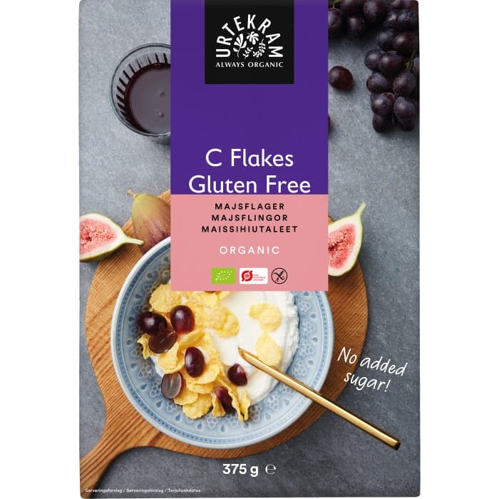 Urtekram Glutenfri C-Flakes 375g