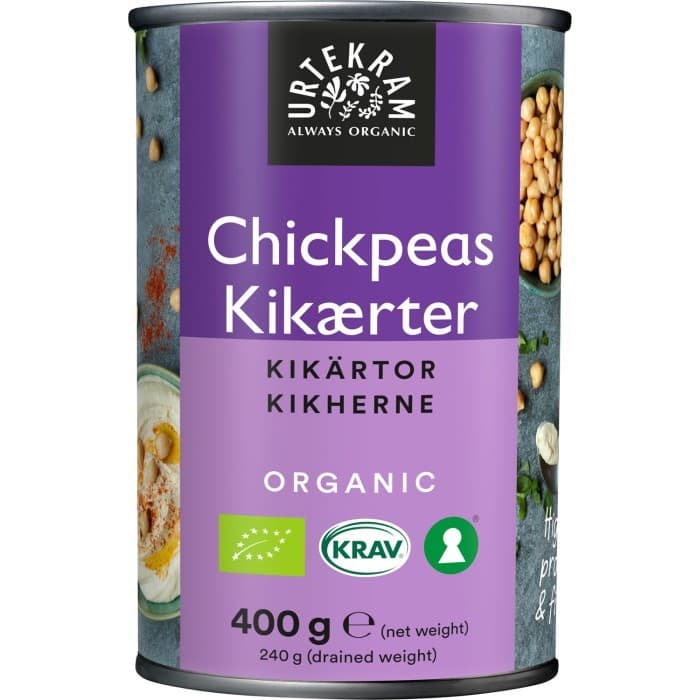 Urtekram Kikärtor 400g