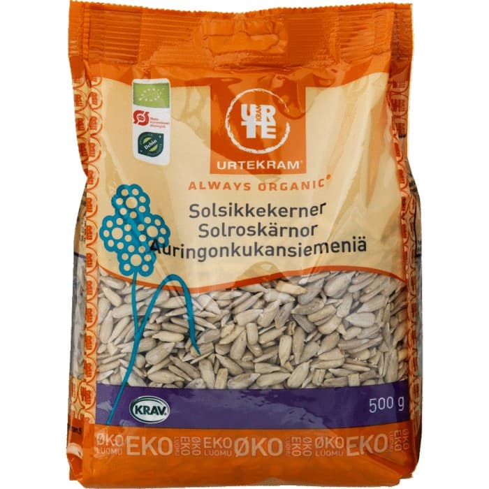 Urtekram Solroskärnor 500g – från Urtekram – 46 kr – hos Delitea