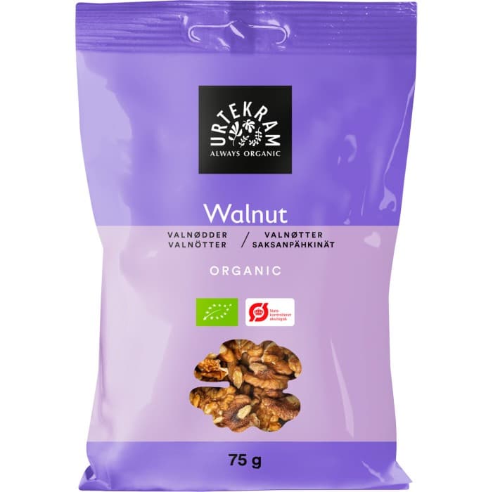 Urtekram Valnötter 75g – från Urtekram – 69 kr – hos Delitea