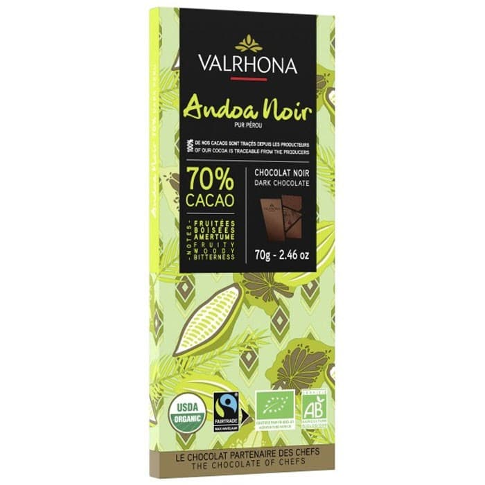 Valrhona Andoa 70% 70g – från Valrhona – 75 kr – hos Delitea