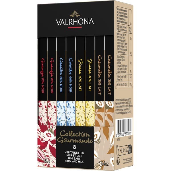 Valrhona Grands Crus Mixbox 8x20g – från Valrhona – 229 kr – hos Delitea